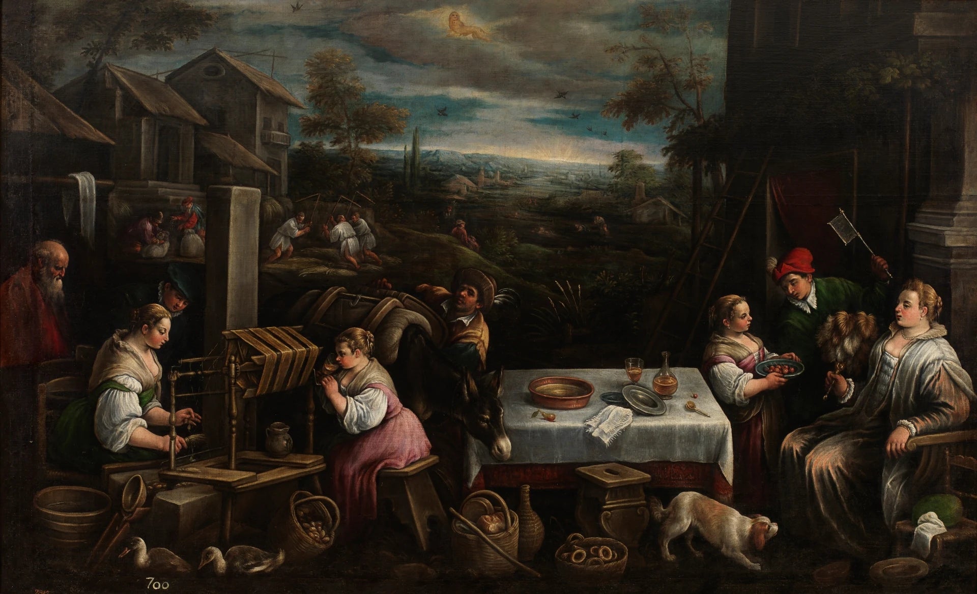 Juillet (Lion) - Francesco Bassano le Jeune
