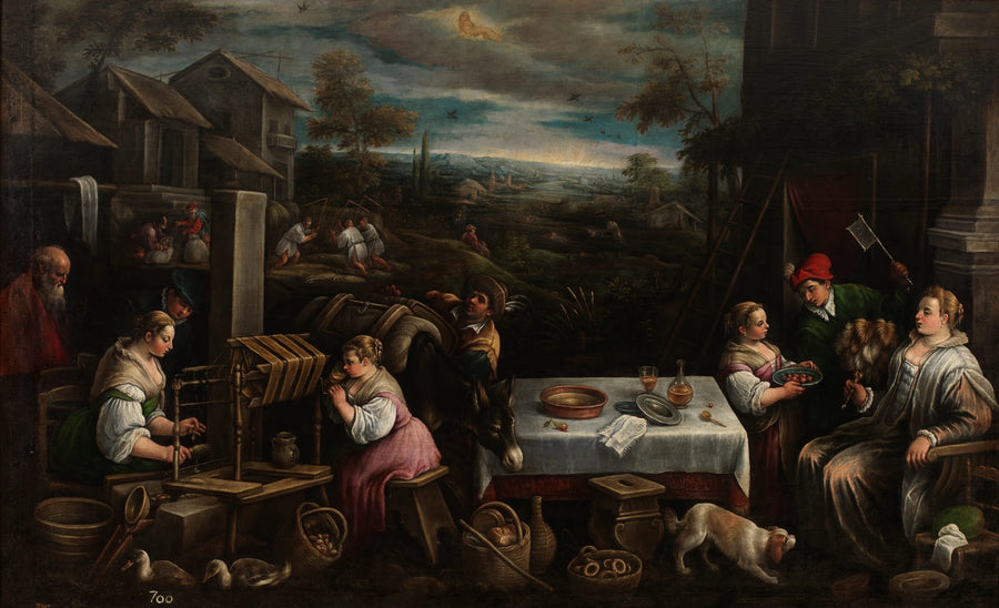 Juillet (Lion) - Francesco Bassano le Jeune