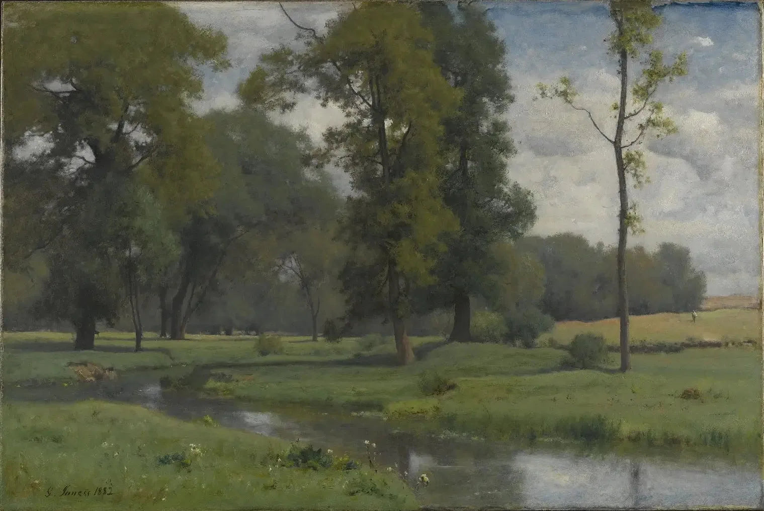 Juin - George Inness image 1 reproduction réalisée par Alpha Reproduction