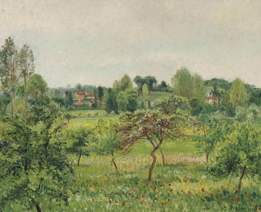 Juin, temps pluvieux, Éragny - Camille Pissarro