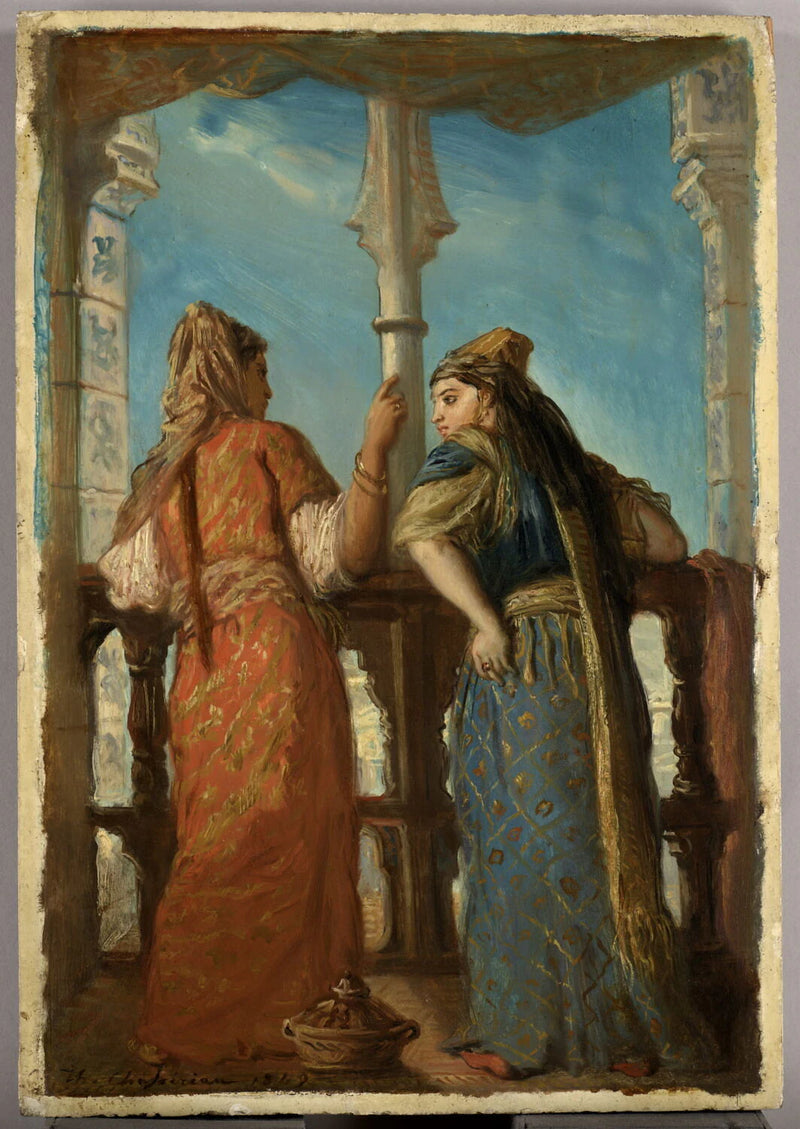 Juives au balcon, Alger - Théodore Chassériau