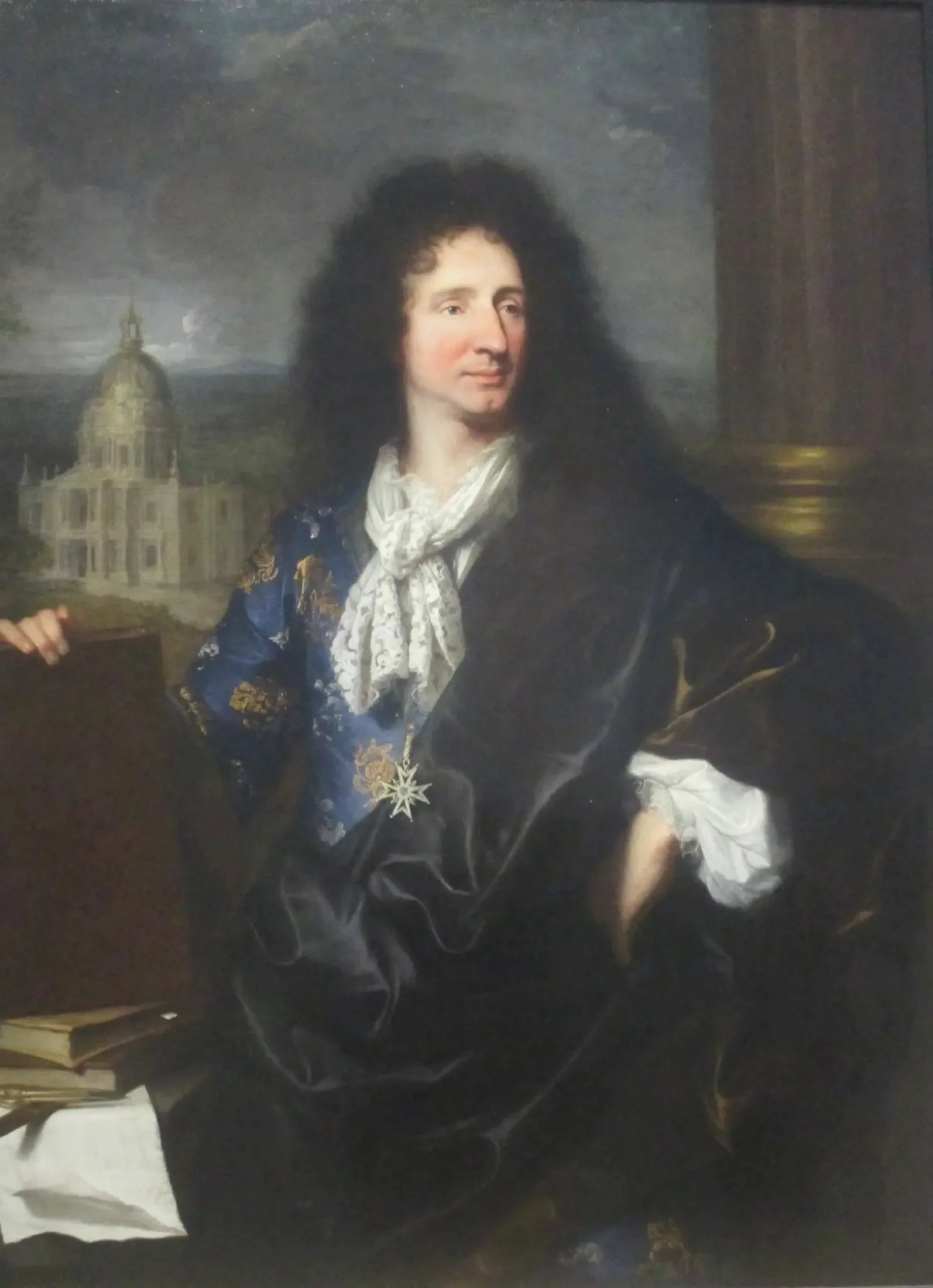 Jules Hardouin Mansart - Hyacinthe Rigaud image 1 tableau peint à l’huile sur toile