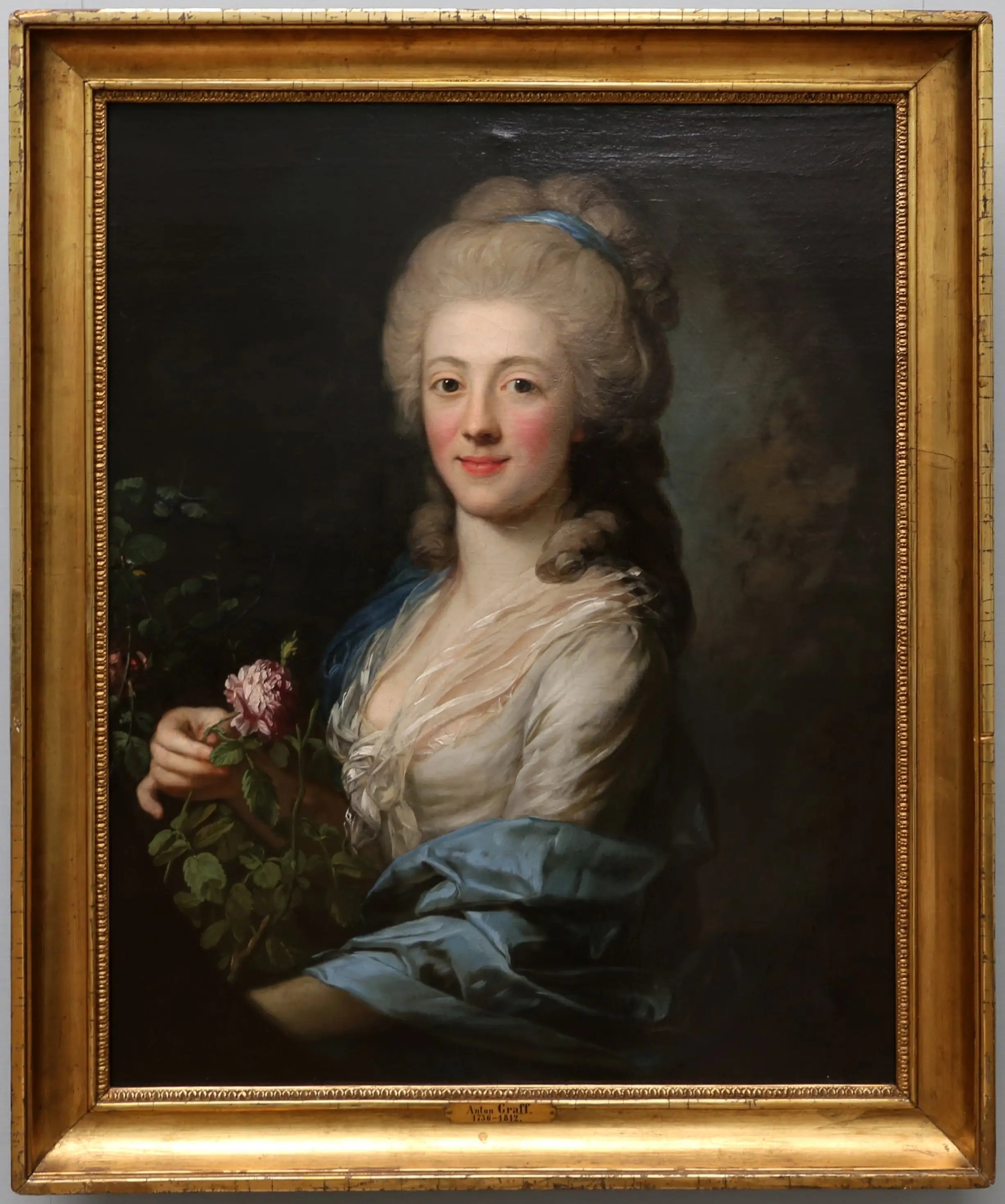 Juliane Wilhelmine Bause - Anton Graff image 1 tableau peint à l’huile sur toile