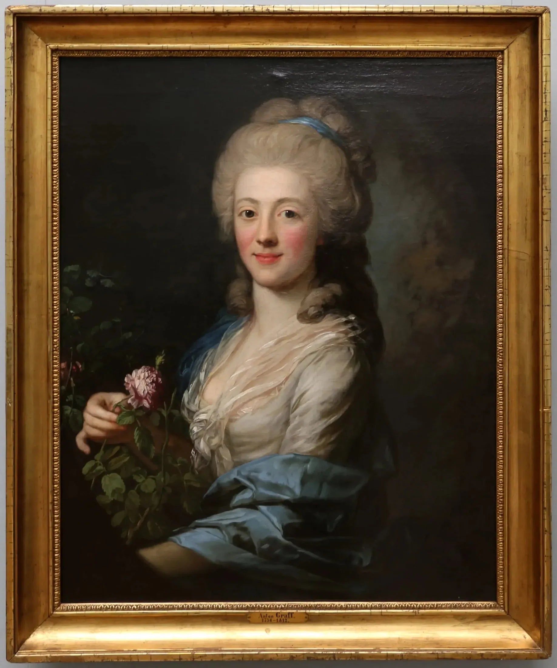 Juliane Wilhelmine Bause - Anton Graff image 1 tableau peint à l’huile sur toile