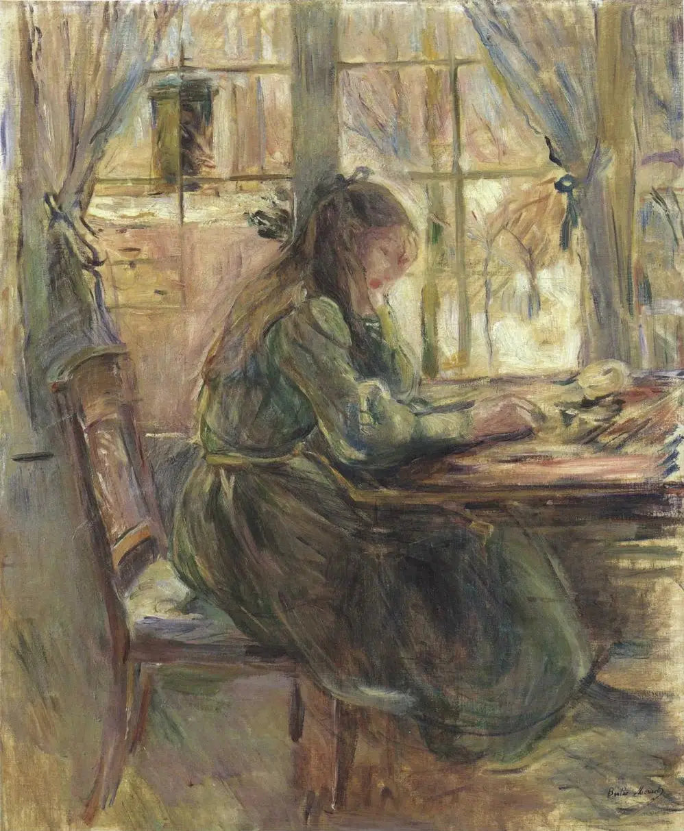 Julie à table - Berthe Morisot image 1 reproduction artisanale de tableau