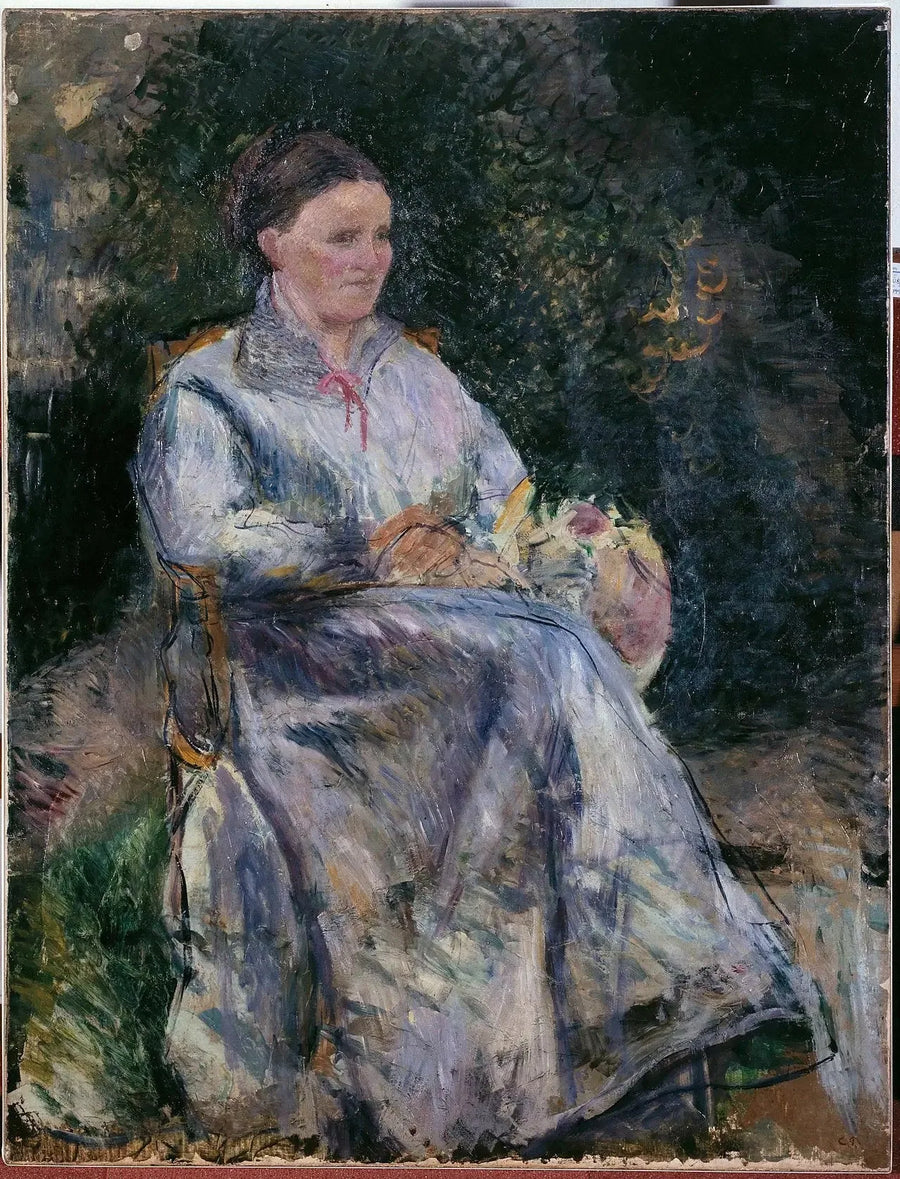 Julie Pissarro au jardin - Camille Pissarro