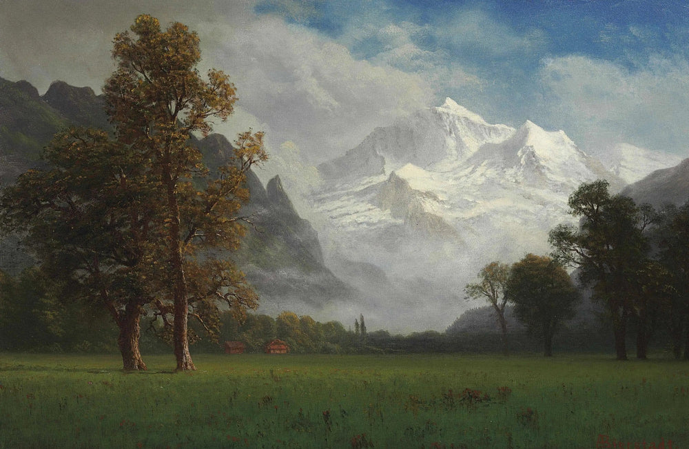 Jungfrau - Albert Bierstadt image 1 reproduction de peinture à l’huile