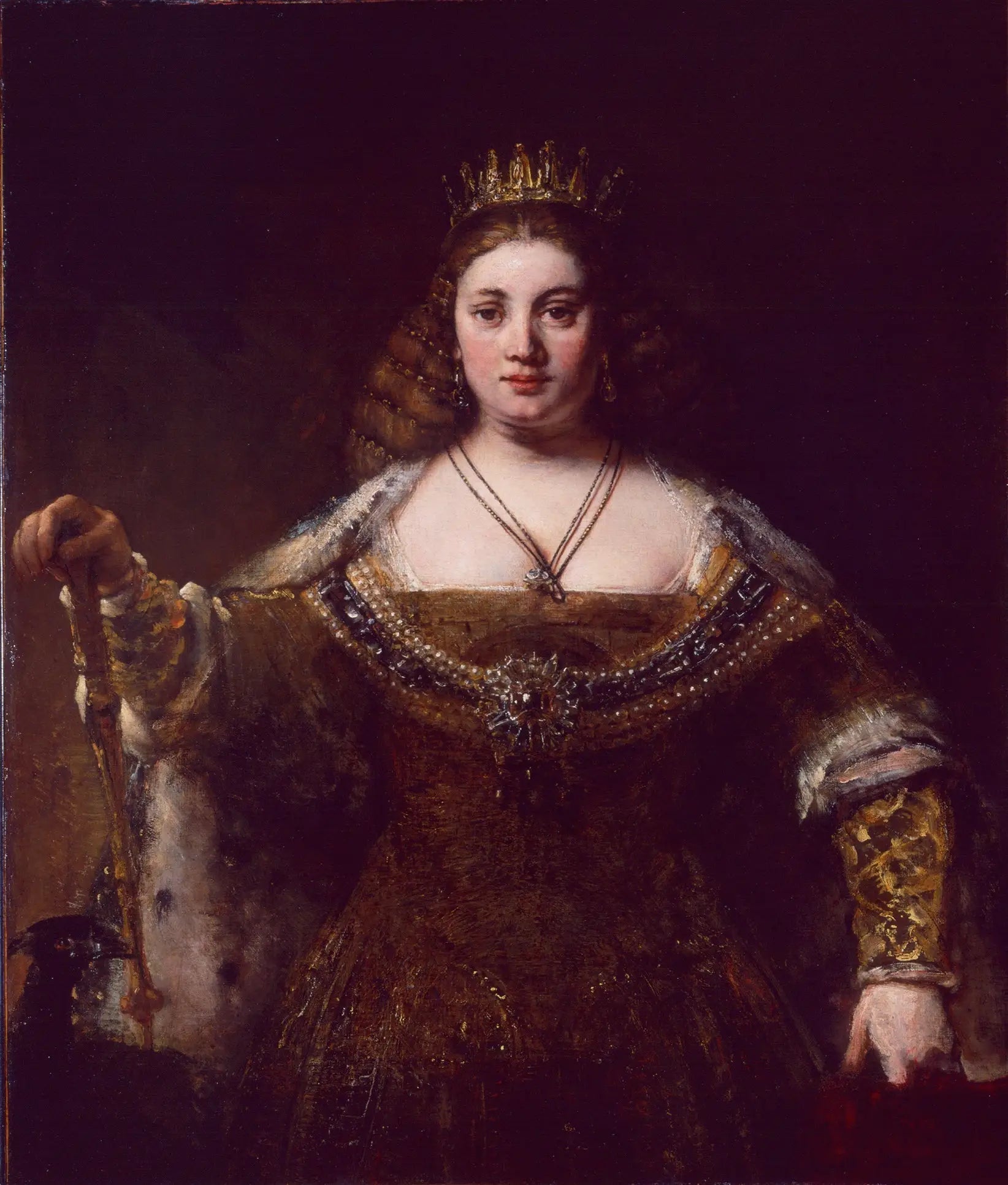 Junon - Rembrandt image 1 copie de tableau peinte à la main