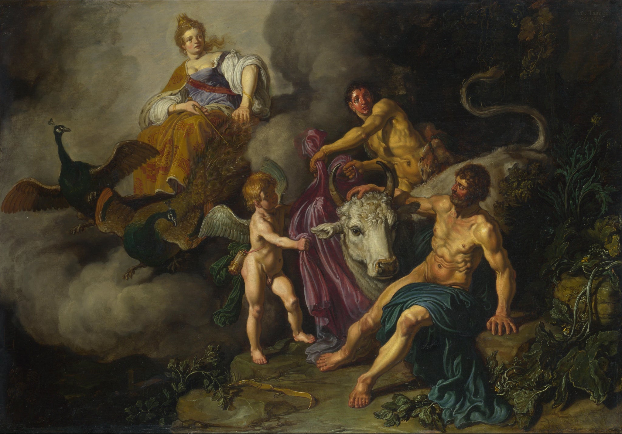 Junon transformant Io en génisse - Pieter Lastman