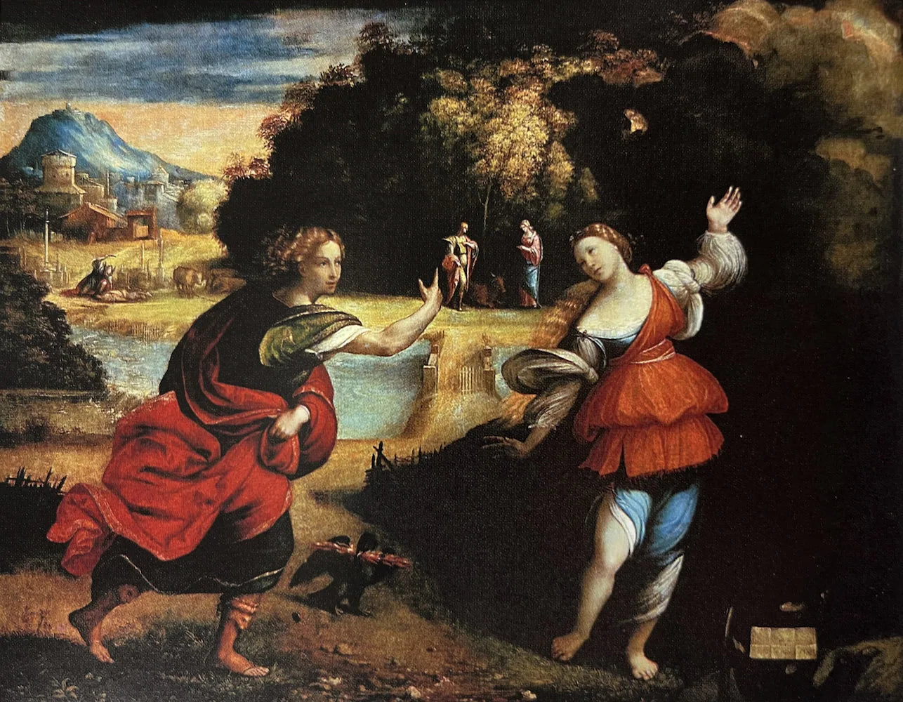 Jupiter et Io - Benvenuto Tisi image 1 reproduction artisanale de tableau