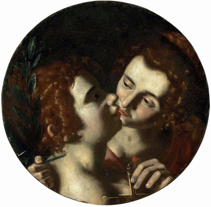 La Justice embrassant la Paix - Artemisia Gentileschi