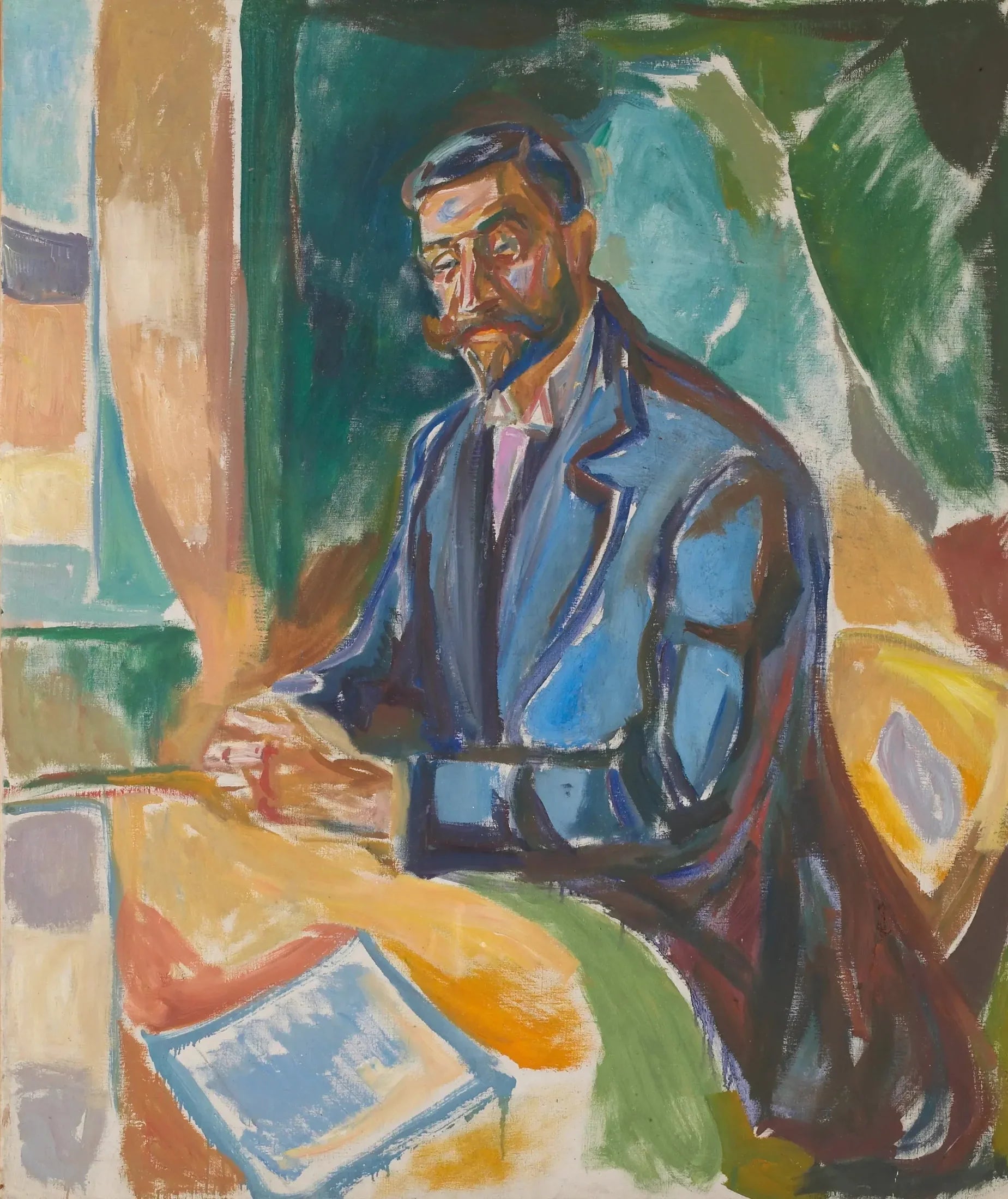 Kai Møller - Edvard Munch image 1 copie peinte à la main à l’huile