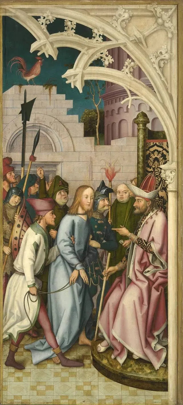 Kaisheimer Altar: Christus vor Pilatus - Hans Holbein the Elder