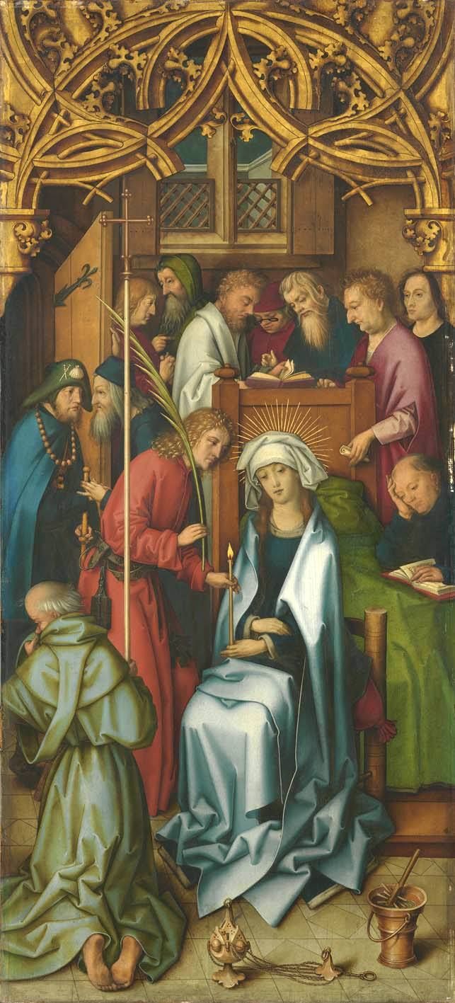 Kaisheimer Altar: Tod Mariens - Hans Holbein the Elder image 1 copie de tableau peinte à la main