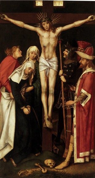 Kaisheimer Kreuzigung - Hans Holbein the Elder image 1 tableau peint à l’huile sur toile