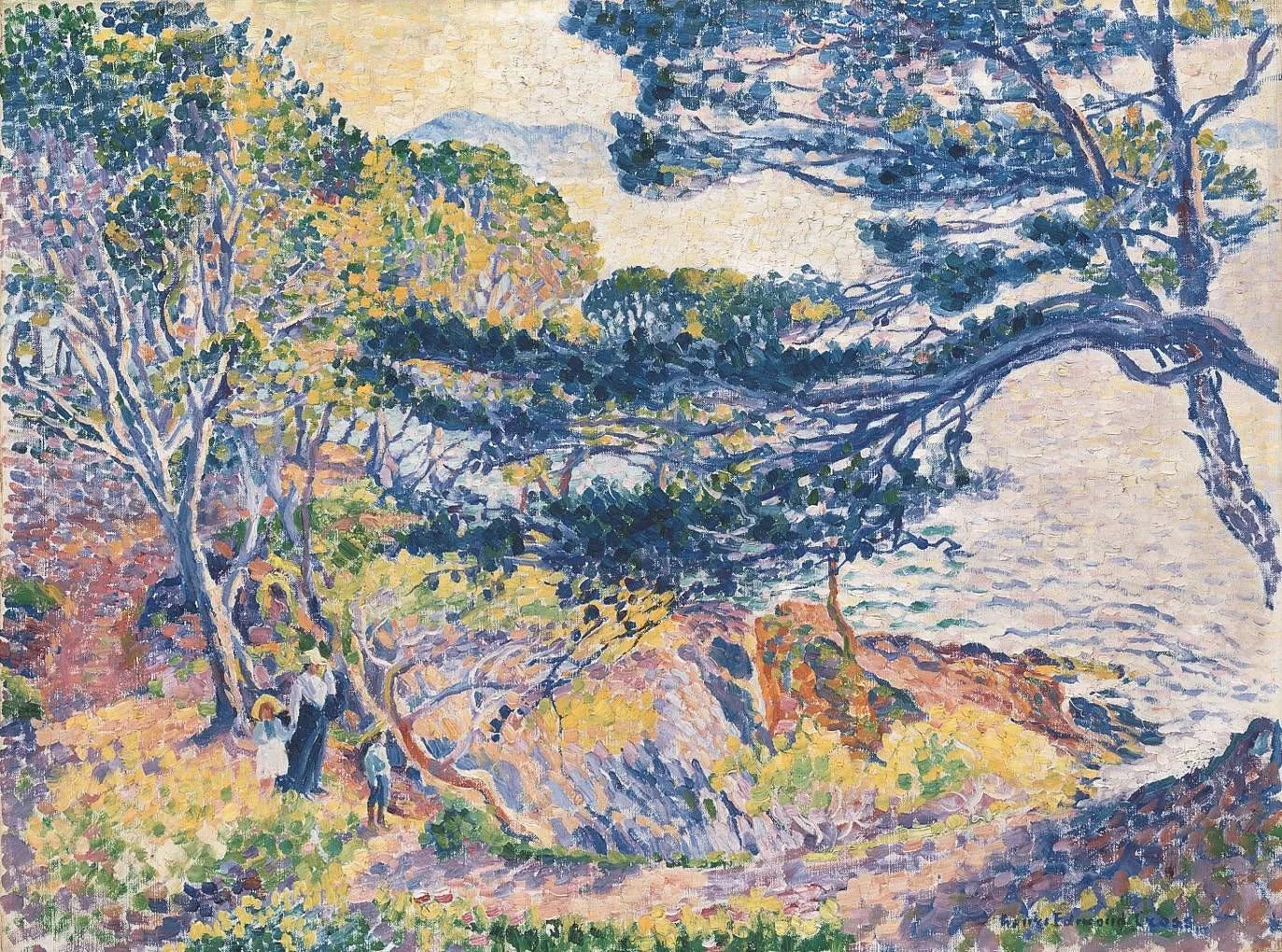 Kap Layet - Henri-Edmond Cross image 1 copie peinte à la main à l’huile