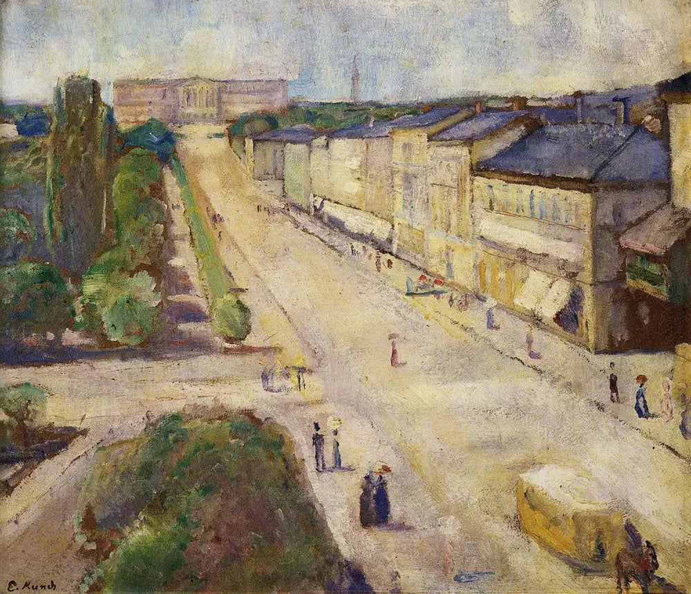Karl Johan - Edvard Munch image 1 tableau peint à l’huile sur toile