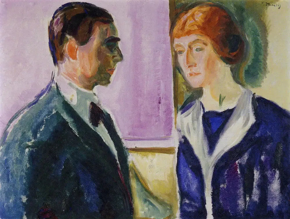 Käte et Hugo Perls - Edvard Munch image 1 reproduction réalisée par Alpha Reproduction