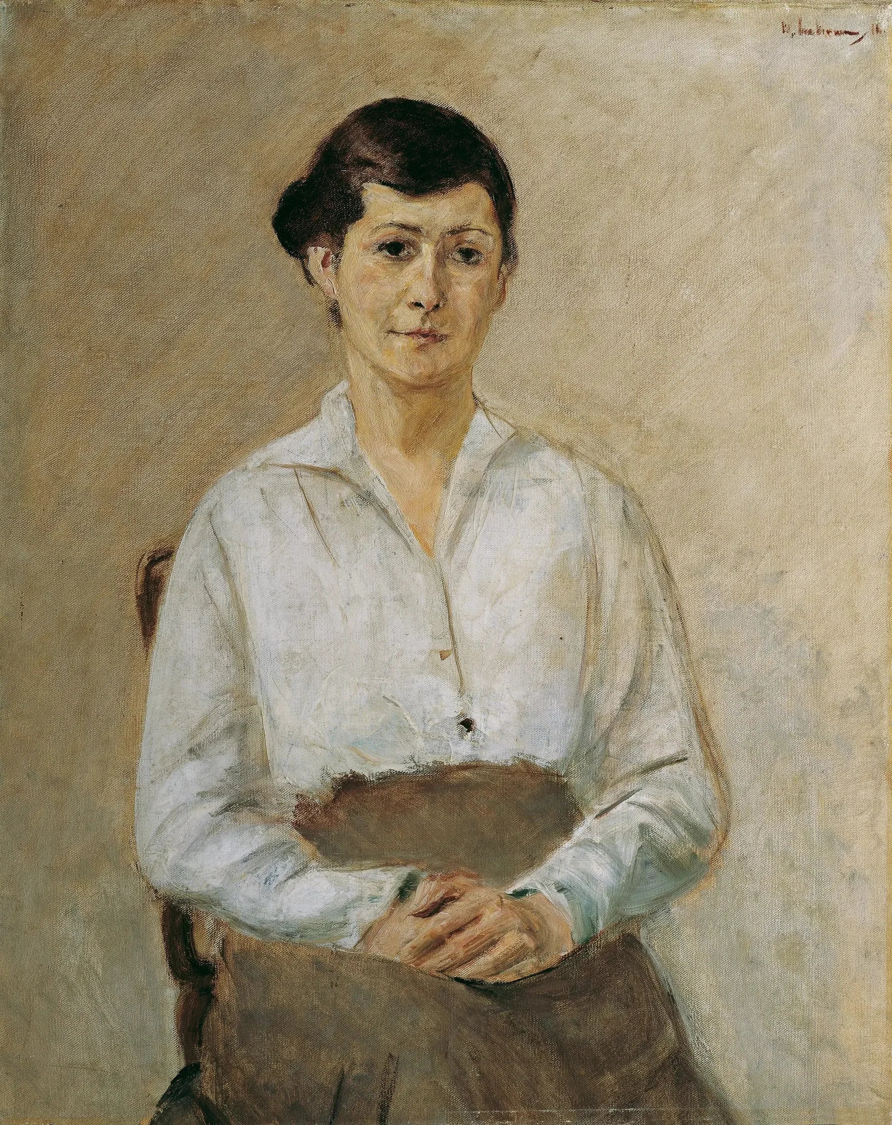 Käthe Liebermann – La fille de l'artiste - Max Liebermann image 1 tableau peint à l’huile sur toile