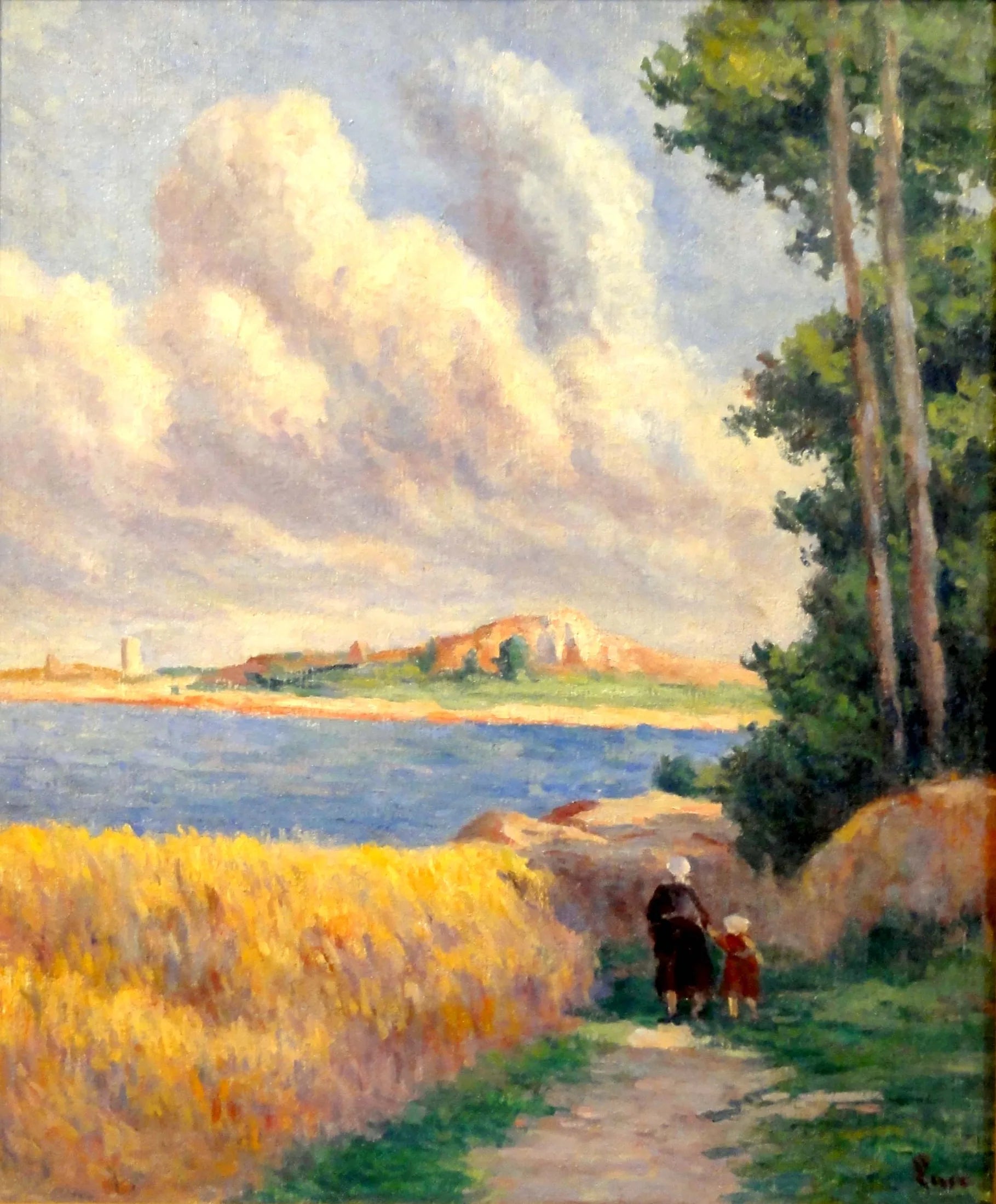 Kermouster, le chemin - Maximilien Luce image 1 reproduction artisanale de tableau