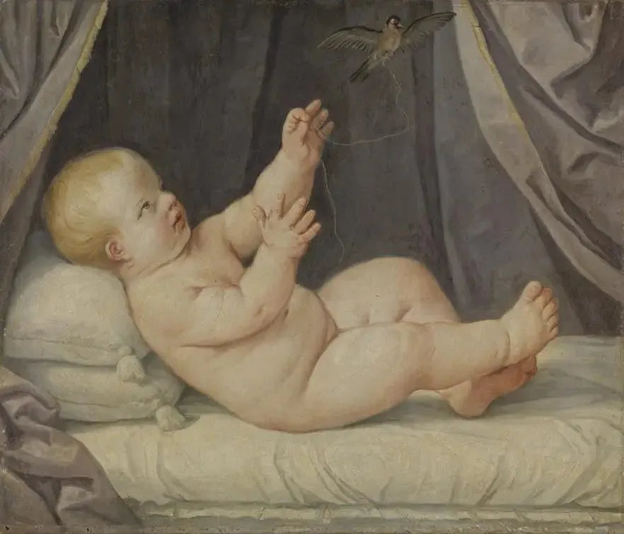 Kind mit Stieglitz - Guido Reni