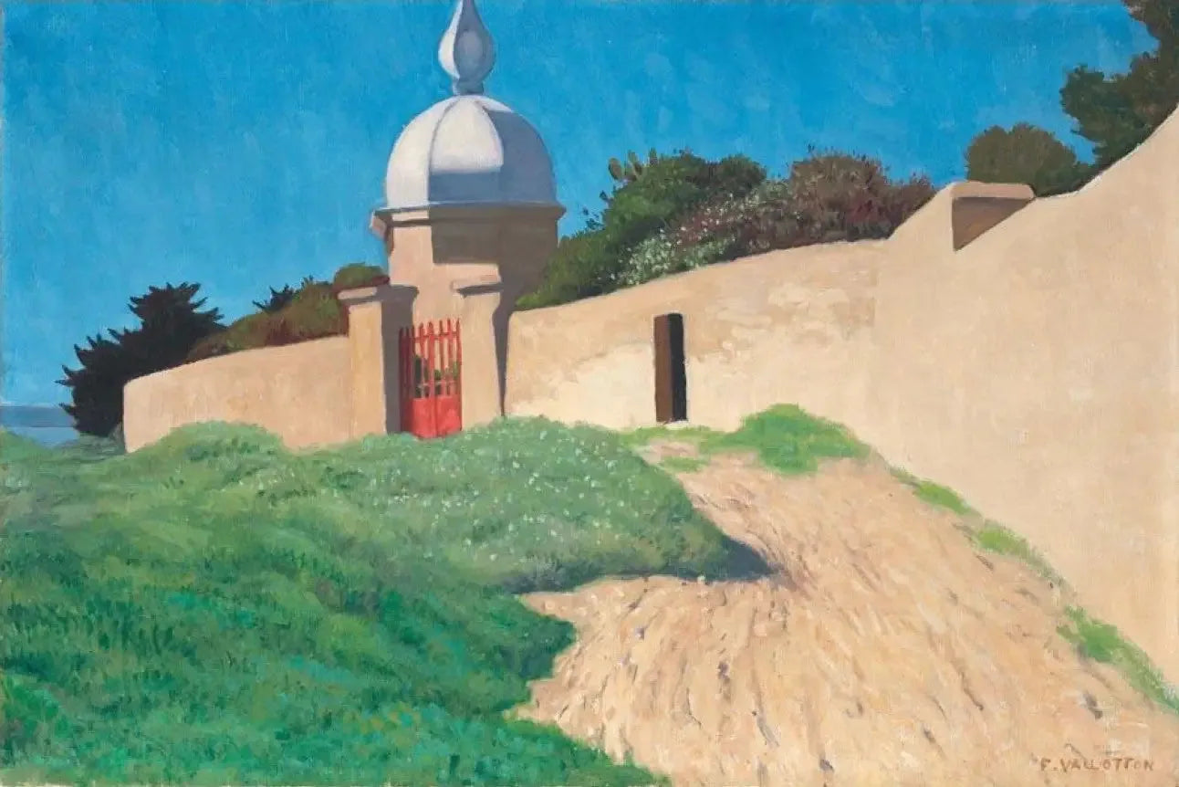 Kiosque au Mourillon - Félix Vallotton image 1 reproduction artisanale de tableau