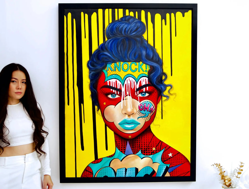 Knock! Pop Art | 90 X 120 cm