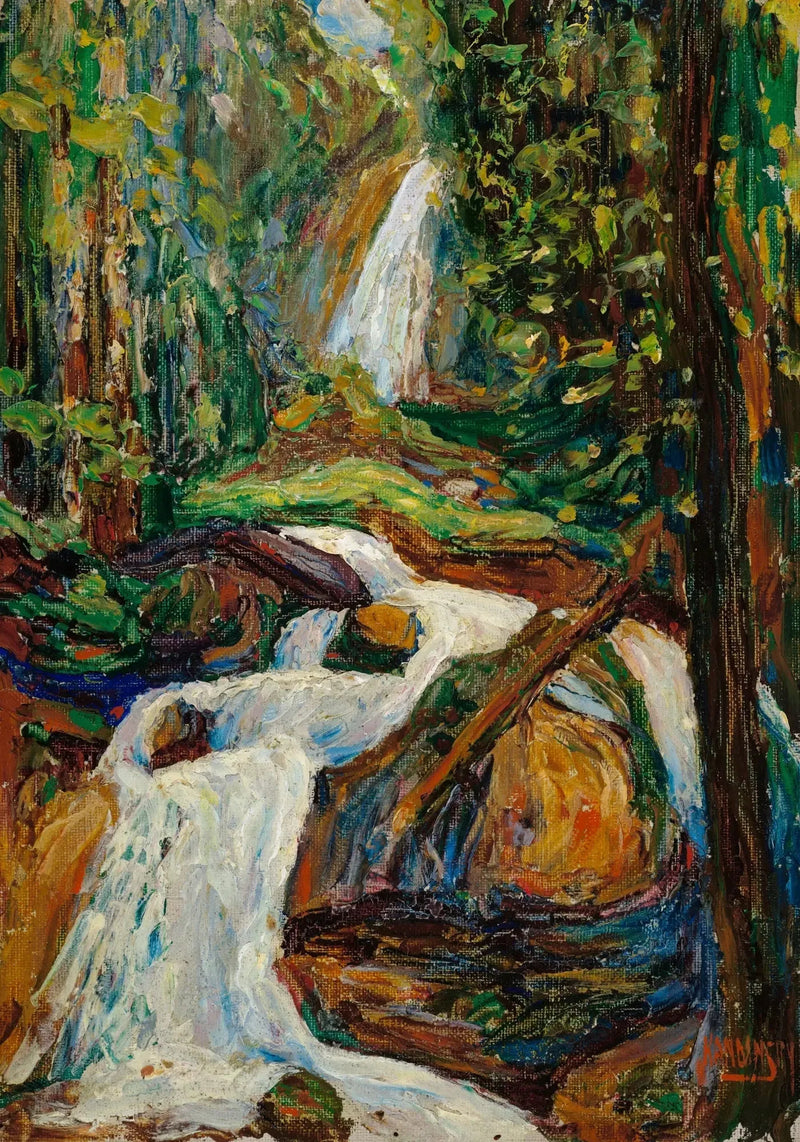 Kochel – Cascade I - Vassily Kandinsky