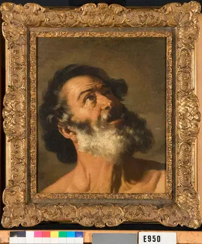 Kop van een oude man (Sint Petrus?) - Guido Reni
