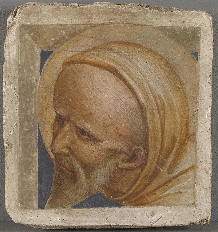 Kopf eines hl. Mönchs - Fra Angelico image 1 tableau peint à l’huile sur toile