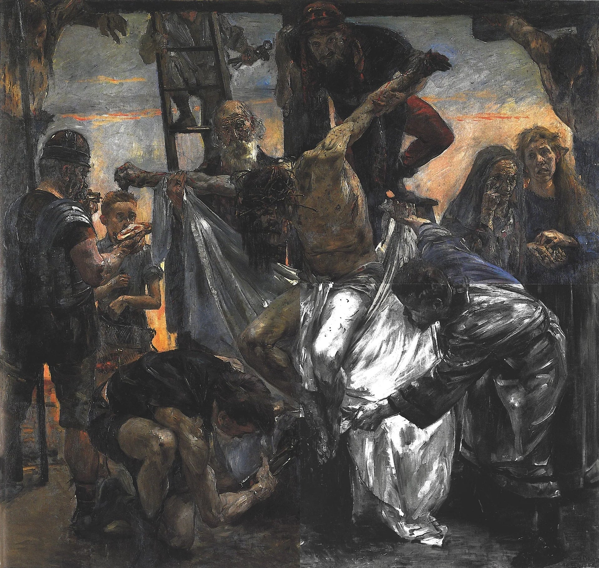Kreuzabnahme - Lovis Corinth image 1 reproduction de peinture à l’huile