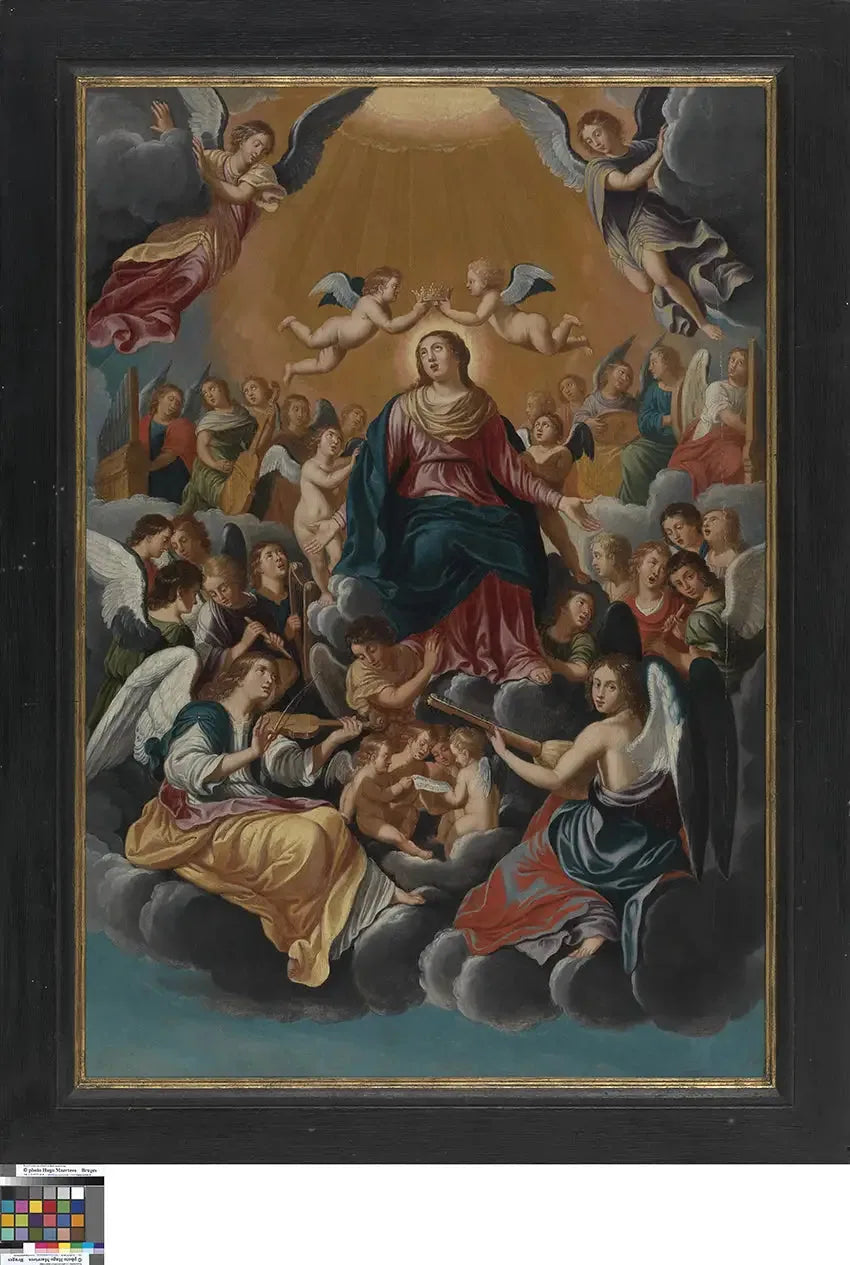 Kroning van Maria - Guido Reni image 1 reproduction de peinture à l’huile