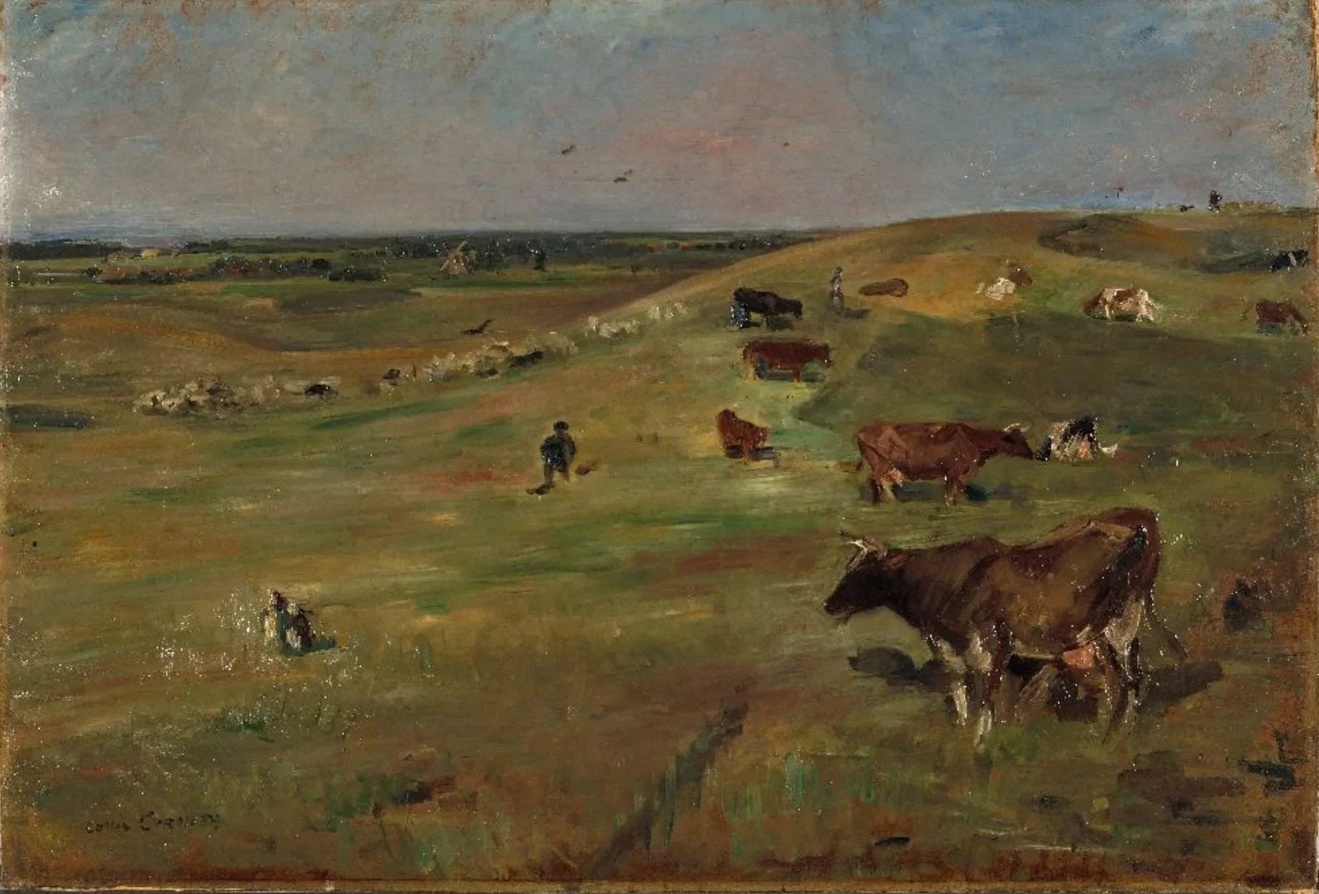 Kuhweide - Lovis Corinth image 1 copie peinte à la main à l’huile