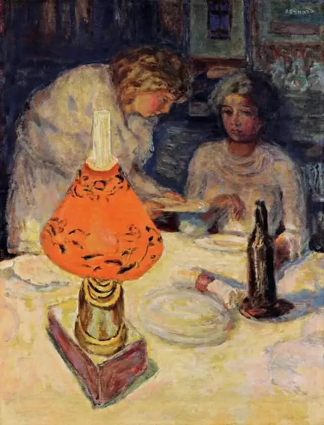 L'abat-jour orange - Pierre Bonnard image 1 copie de tableau peinte à la main