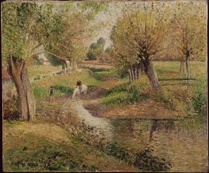 L'Abreuvoir - Camille Pissarro