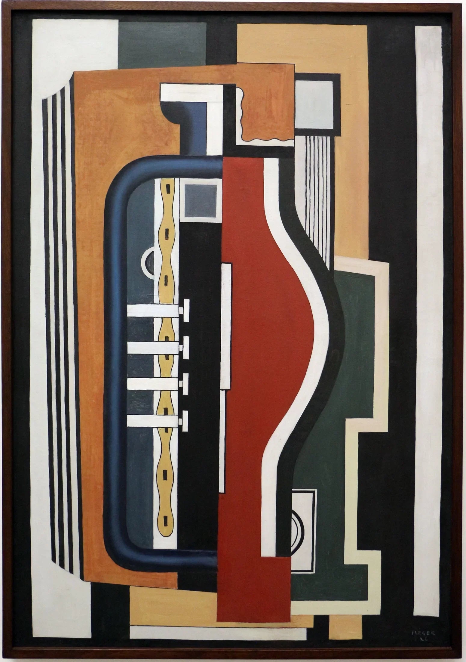 L'accordéon - Fernand Léger image 1 copie de tableau peinte à la main