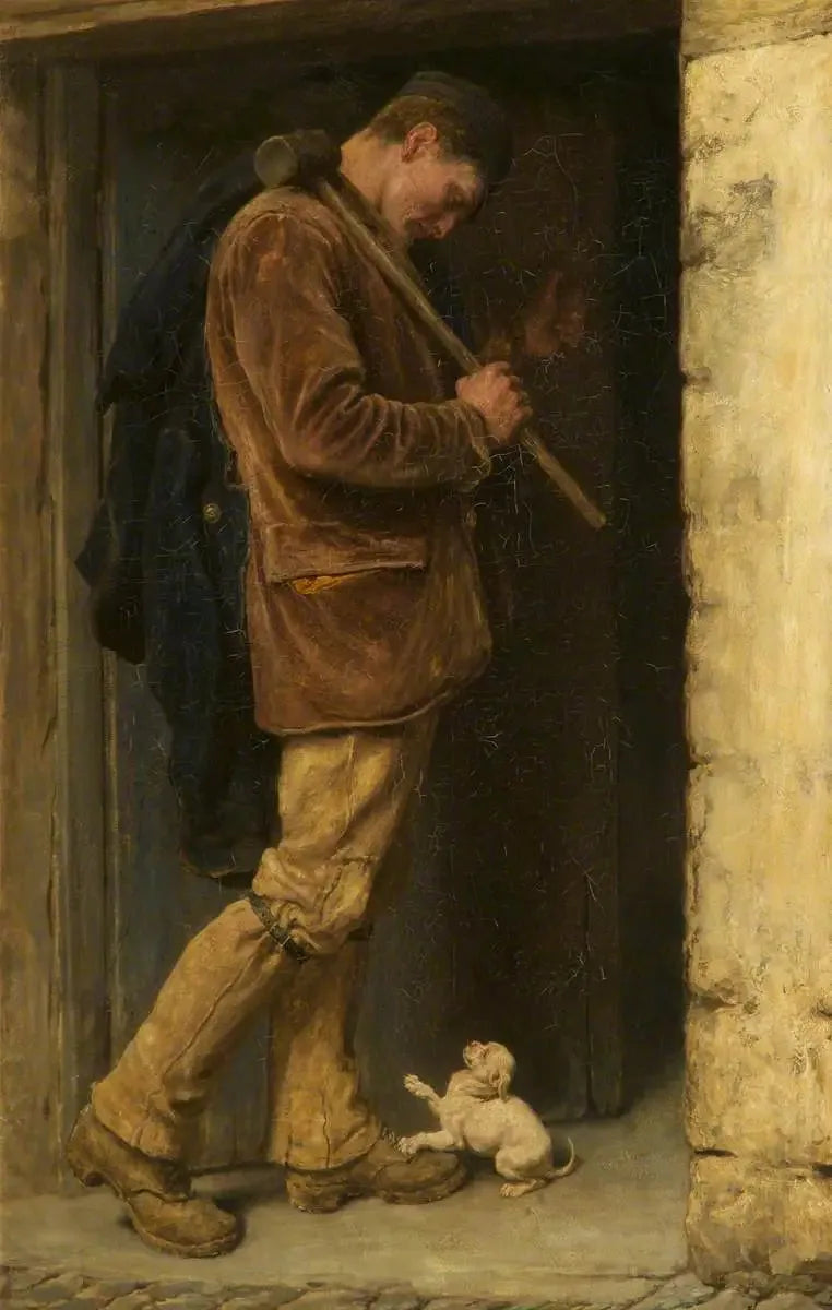 L'accueil - Briton Rivière image 1 reproduction d’œuvre d’art à l’huile