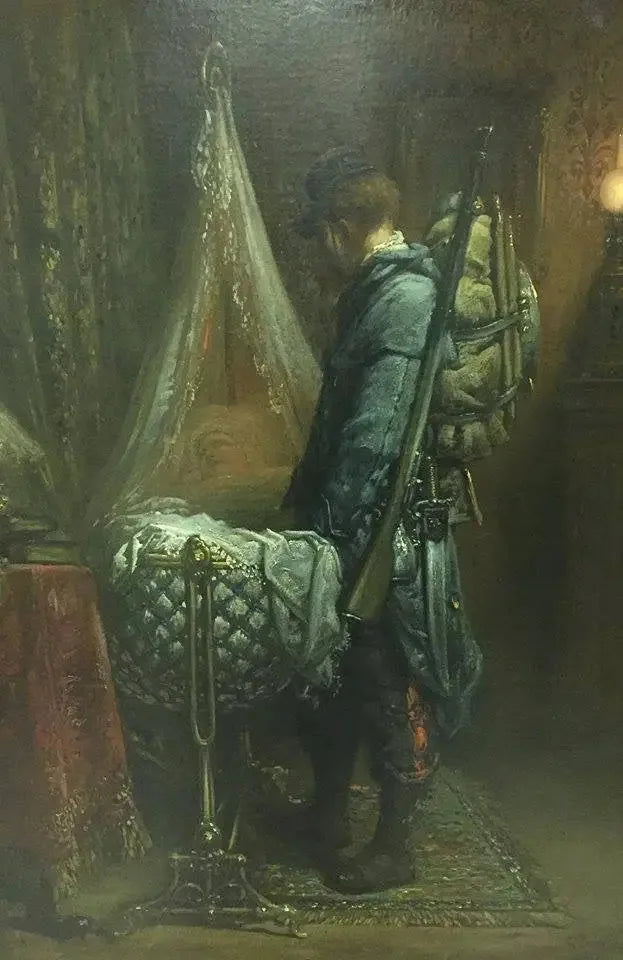 L'adieu du soldat - Gustave Doré image 1 reproduction de peinture à l’huile