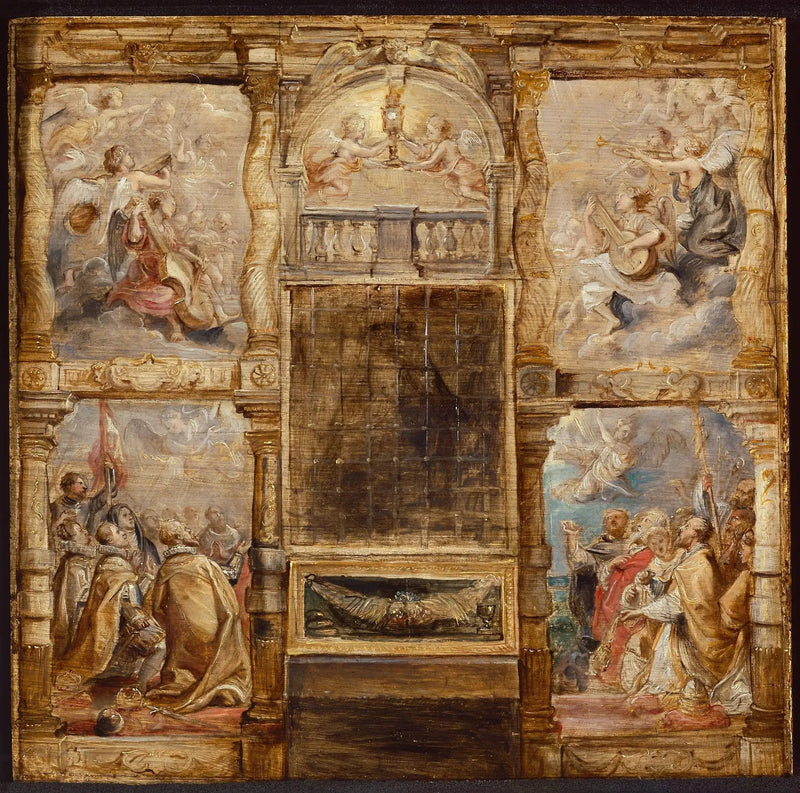 L'Adoration de l'Eucharistie - Peter Paul Rubens