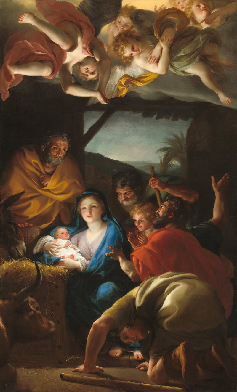 L’Adoration des bergers. - Anton Raphael Mengs