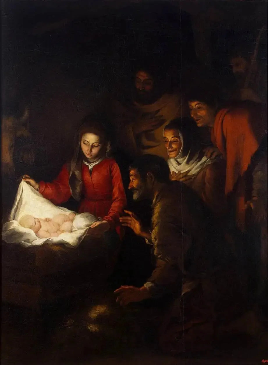 L’Adoration des bergers - Bartolomé Esteban Murillo image 1 reproduction d’œuvre d’art à l’huile