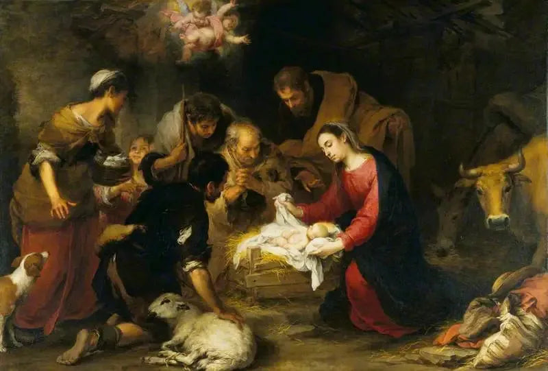 L'Adoration des bergers - Bartolomé Esteban Murillo image 1 reproduction réalisée par Alpha Reproduction