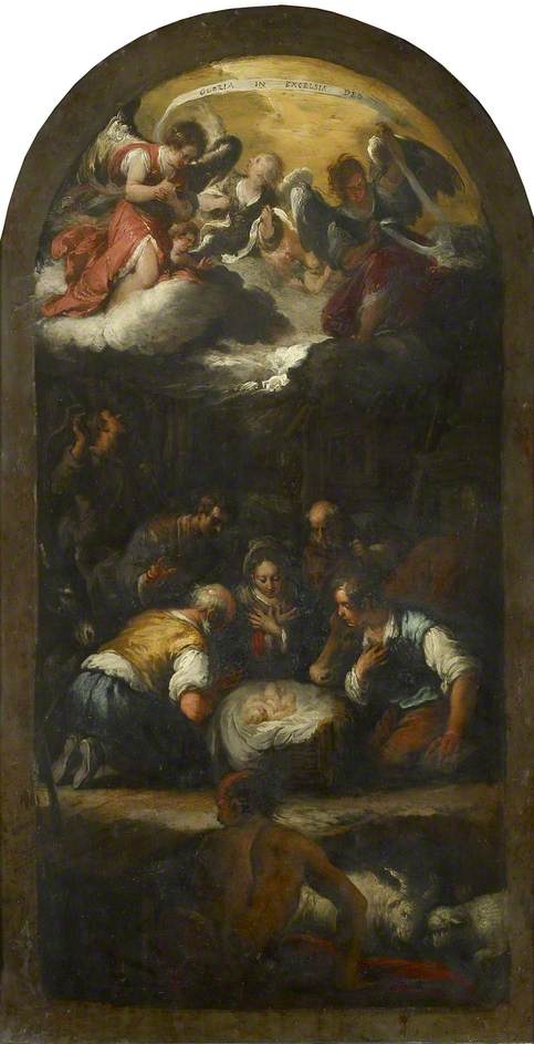 L'Adoration des bergers - Bernardo Strozzi image 1 reproduction artisanale de tableau