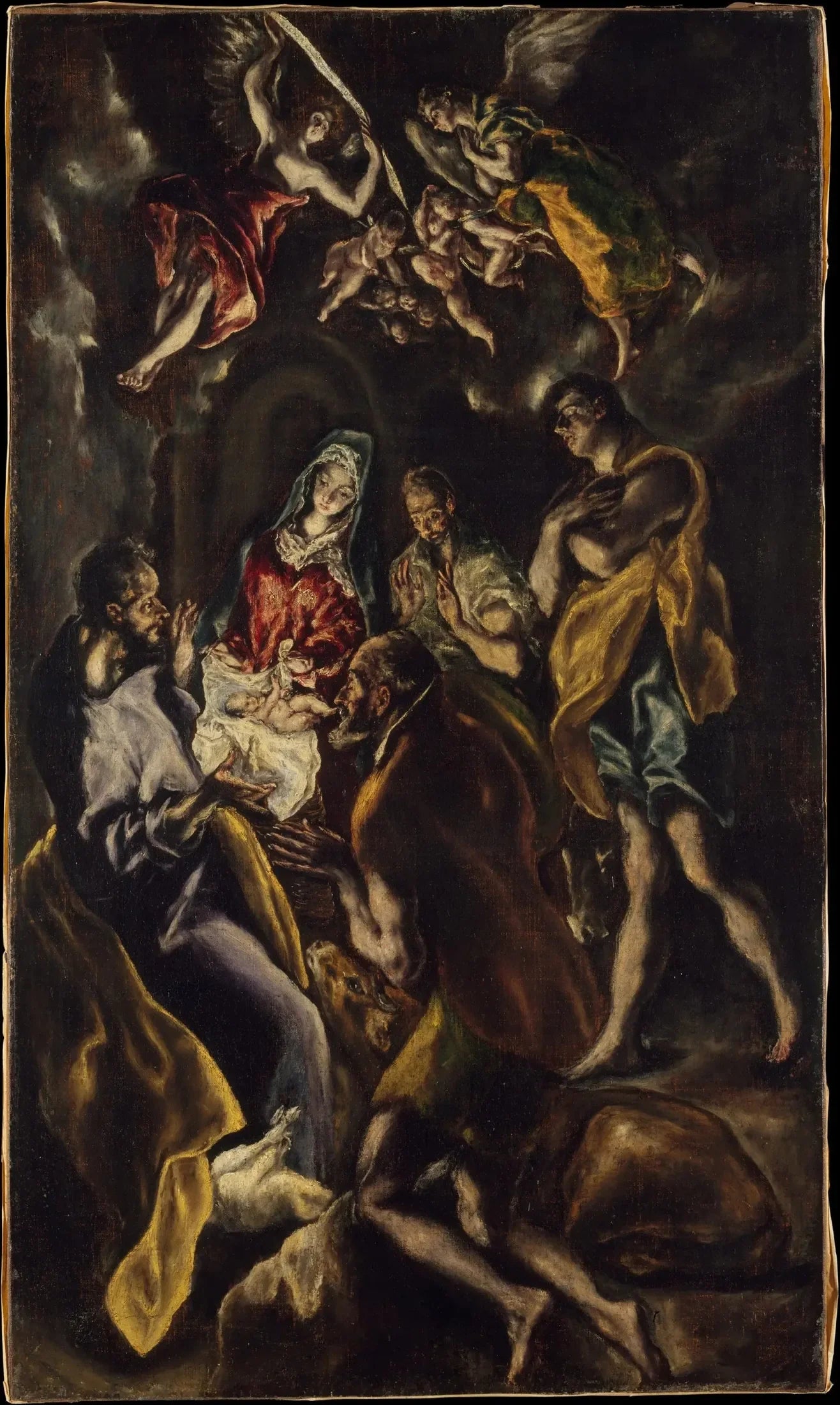 L’Adoration des bergers - El Greco image 1 copie de tableau peinte à la main