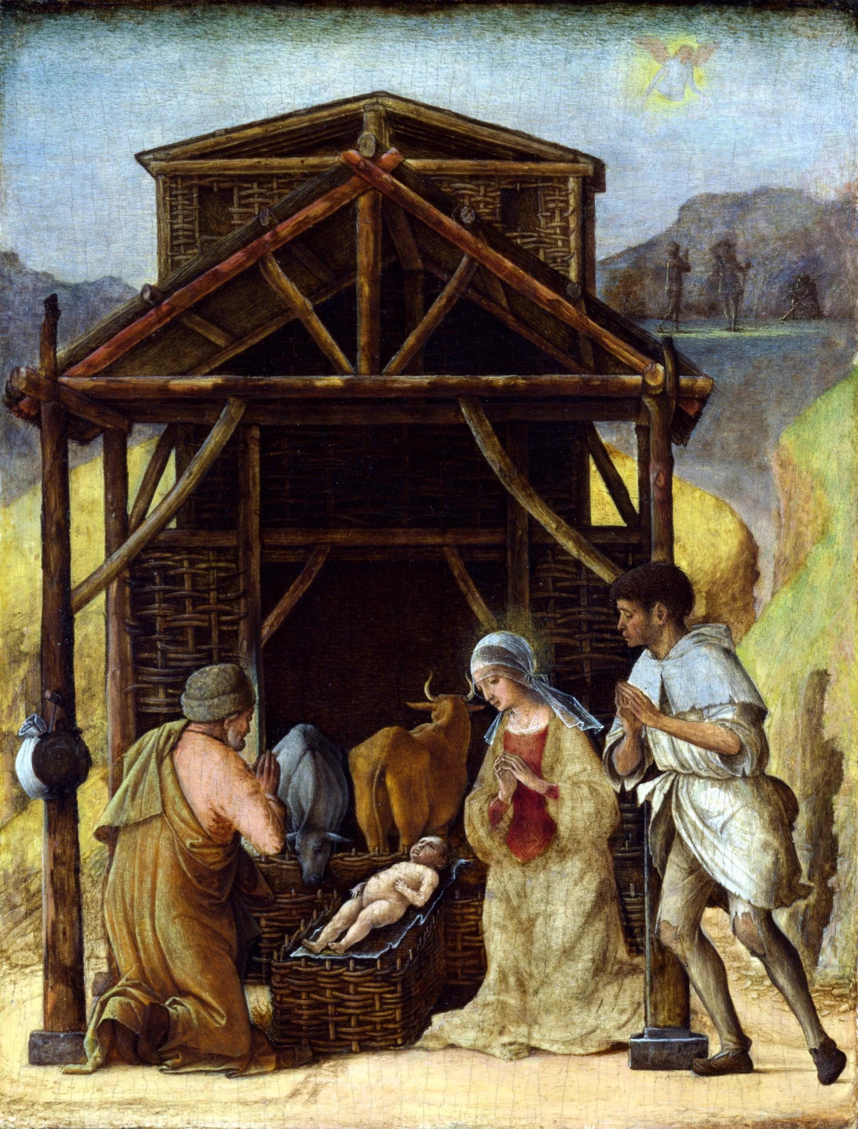 L’Adoration des bergers - Ercole de’ Roberti image 1 reproduction réalisée par Alpha Reproduction