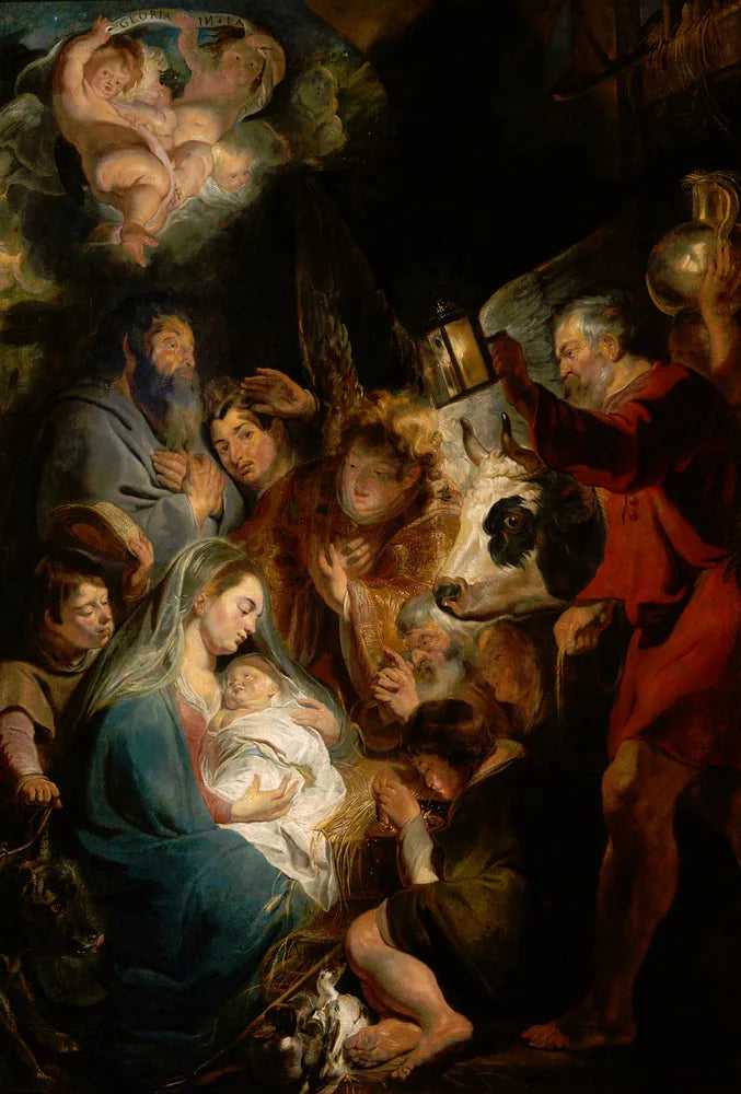 L'Adoration des bergers - Jacob Jordaens