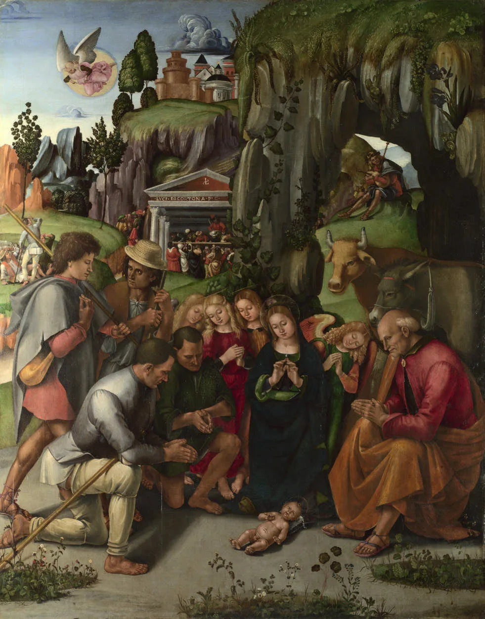 L’Adoration des bergers - Luca Signorelli image 1 reproduction réalisée par Alpha Reproduction
