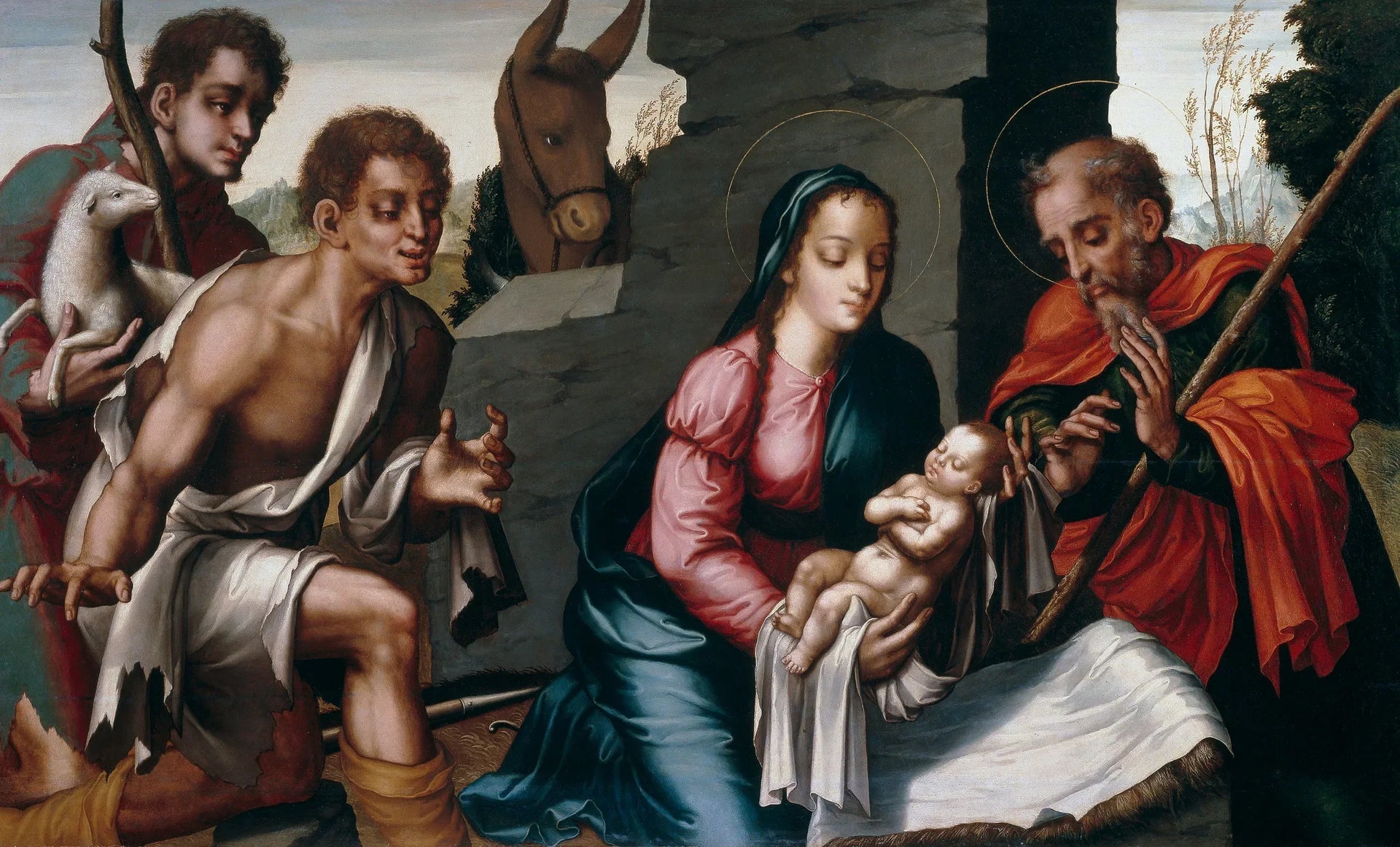 L'Adoration des bergers - Luis de Morales image 1 reproduction réalisée par Alpha Reproduction