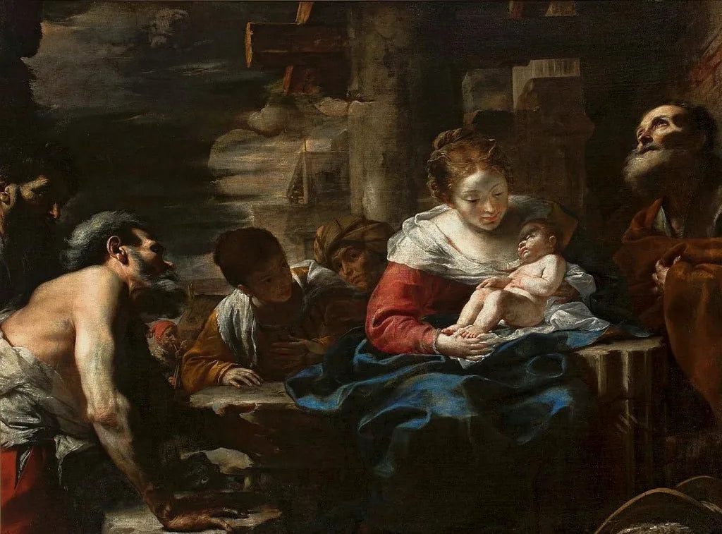 L’Adoration des bergers - Mattia Preti image 1 reproduction d’œuvre d’art à l’huile
