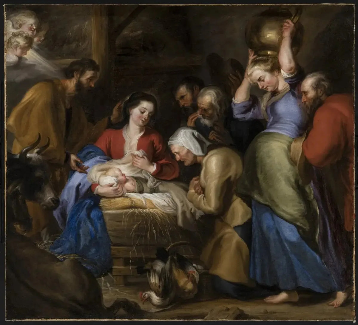 L'Adoration des bergers - Peter Paul Rubens image 1 reproduction réalisée par Alpha Reproduction